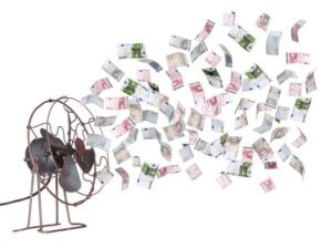 http://www.dreamstime.com/stock-image-old-ventilator-european-banknotes-image29278651